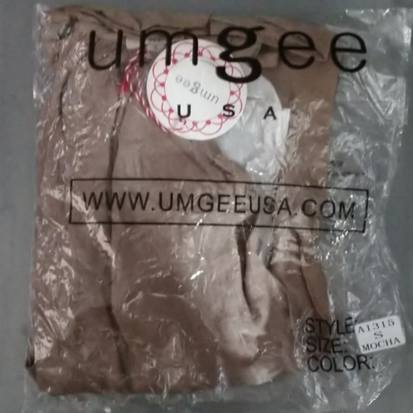 Umgee BoHo Mocha Cold Shoulder Crochet Shirt NWT - Picture 4 of 7